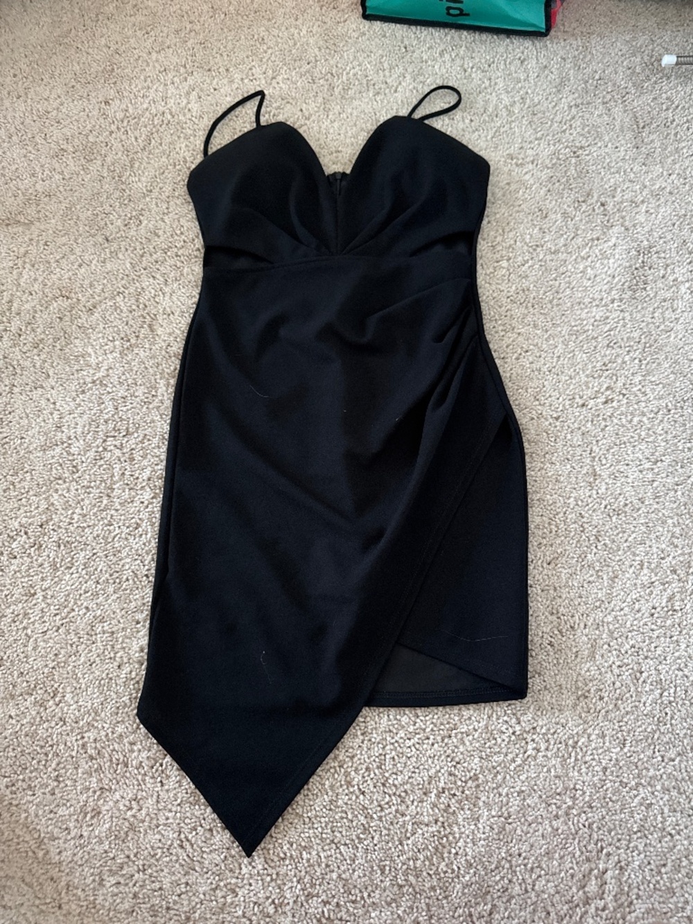 Black Asymmetrical Dress